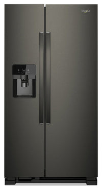 Whirlpool 25 Cu. Ft. Side-by-Side Refrigerator - WRS325SDHV - Refrigerator in Black Stainless Steel