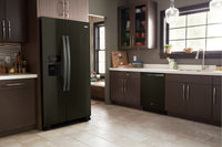 Whirlpool 25 Cu. Ft. Side-by-Side Refrigerator - WRS325SDHV - Refrigerator in Black Stainless Steel