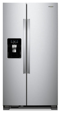 Whirlpool 25 Cu. Ft. Side-by-Side Refrigerator - WRS335SDHM - Refrigerator in Monochromatic Stainless Steel