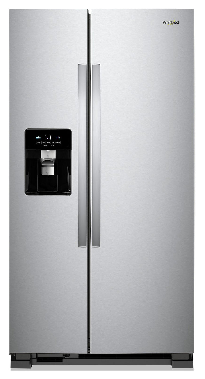 Whirlpool 25 Cu. Ft. Side-by-Side Refrigerator - WRS335SDHM - Refrigerator in Monochromatic Stainless Steel