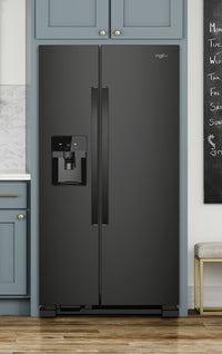 Whirlpool 25 Cu. Ft. Side-by-Side Refrigerator - WRS555SIHB - Refrigerator in Black