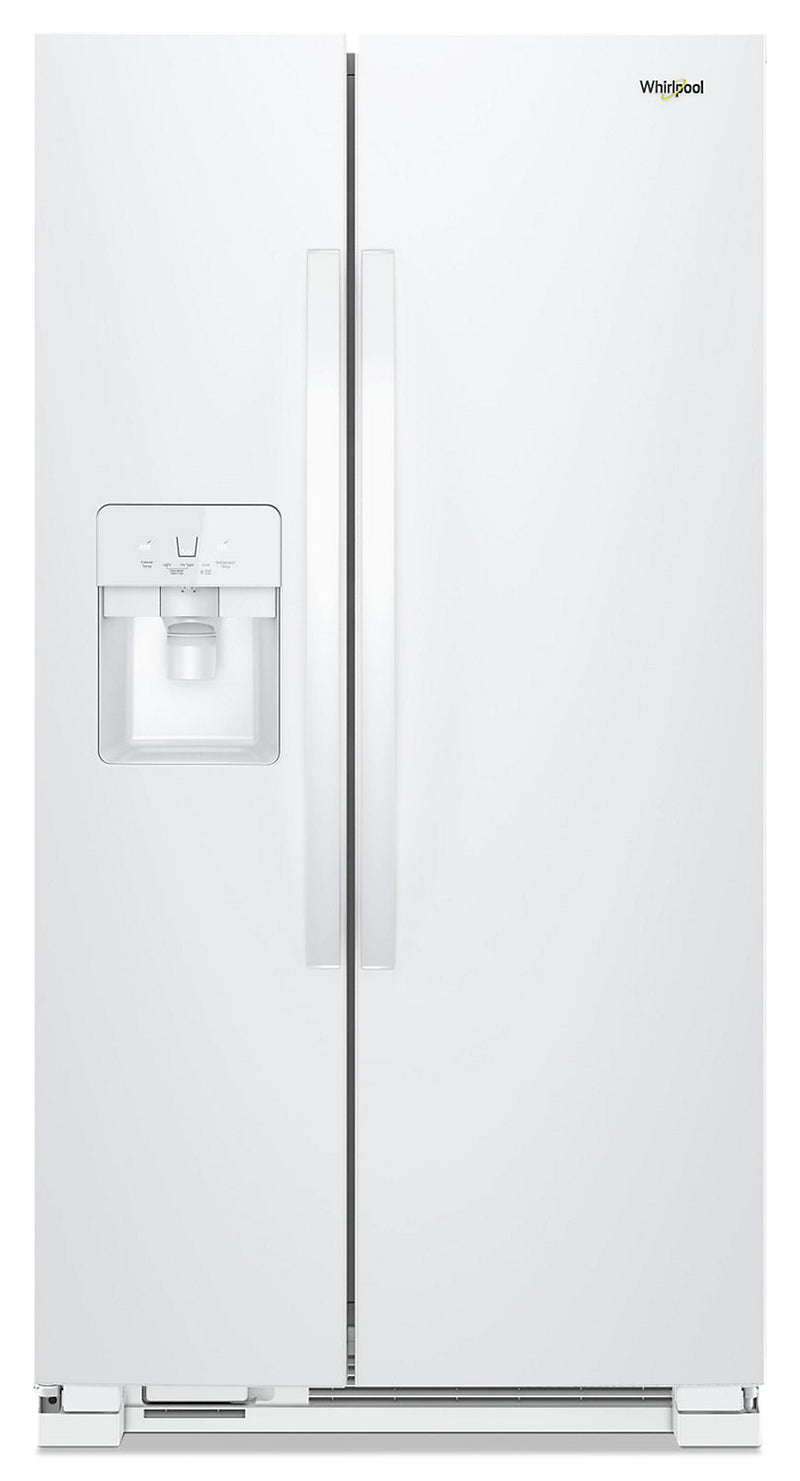 Whirlpool 25 Cu. Ft. Side-by-Side Refrigerator - WRS555SIHW - Refrigerator in White