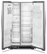 Whirlpool 25 Cu. Ft. Side-by-Side Refrigerator - WRS555SIHZ - Refrigerator in Fingerprint Resistant Stainless Steel
