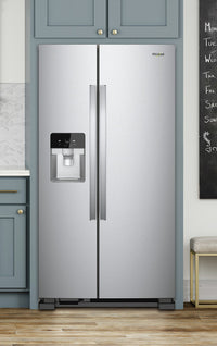 Whirlpool 25 Cu. Ft. Side-by-Side Refrigerator - WRS555SIHZ - Refrigerator in Fingerprint Resistant Stainless Steel