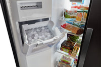 Whirlpool 21 Cu. Ft. Counter-Depth Side-by-Side Refrigerator - WRS571CIHB - Refrigerator in Black