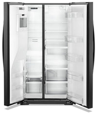 Whirlpool 21 Cu. Ft. Counter-Depth Side-by-Side Refrigerator - WRS571CIHB - Refrigerator in Black