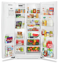 Whirlpool 28 Cu. Ft. Side-by-Side Refrigerator with Exterior Water Dispenser - WRS588FIHW - Refrigerator in White