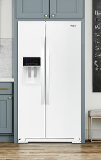 Whirlpool 28 Cu. Ft. Side-by-Side Refrigerator with Exterior Water Dispenser - WRS588FIHW - Refrigerator in White
