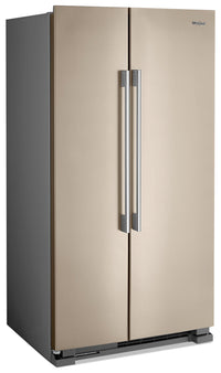 Whirlpool 25 Cu. Ft. Side-by-Side Refrigerator - WRSA15SNHN - Refrigerator in Fingerprint Resistant Sunset Bronze
