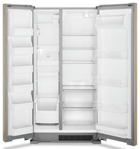 Whirlpool 25 Cu. Ft. Side-by-Side Refrigerator - WRSA15SNHN - Refrigerator in Fingerprint Resistant Sunset Bronze