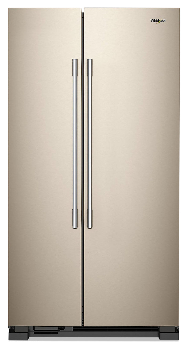 Whirlpool 25 Cu. Ft. Side-by-Side Refrigerator - WRSA15SNHN - Refrigerator in Fingerprint Resistant Sunset Bronze
