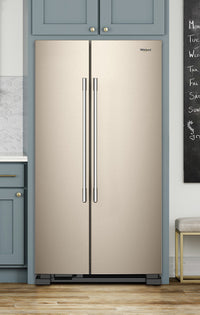 Whirlpool 25 Cu. Ft. Side-by-Side Refrigerator - WRSA15SNHN - Refrigerator in Fingerprint Resistant Sunset Bronze