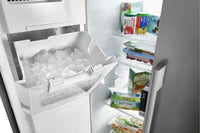 Whirlpool 21 Cu. Ft. Counter-Depth Side-by-Side Refrigerator - WRSA71CIHZ - Refrigerator in Fingerprint Resistant Stainless Steel