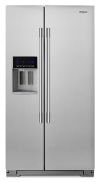 Whirlpool 21 Cu. Ft. Counter-Depth Side-by-Side Refrigerator - WRSA71CIHZ - Refrigerator in Fingerprint Resistant Stainless Steel