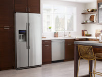 Whirlpool 21 Cu. Ft. Counter-Depth Side-by-Side Refrigerator - WRSA71CIHZ - Refrigerator in Fingerprint Resistant Stainless Steel