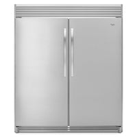 Whirlpool SideKicks™ 18 Cu. Ft. All-Refrigerator, 18 Cu. Ft. All-Freezer and Trim Kit|Réfrigérateur de 18 pi³, congélateur de 18 pi³ Whirlpool SidekicksMD et trousse d'encastrement|SDKICKM1
