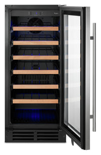 Whirlpool Under-Counter Wine Centre - WUW35X15DS - Refrigerator in Black-on-Stainless