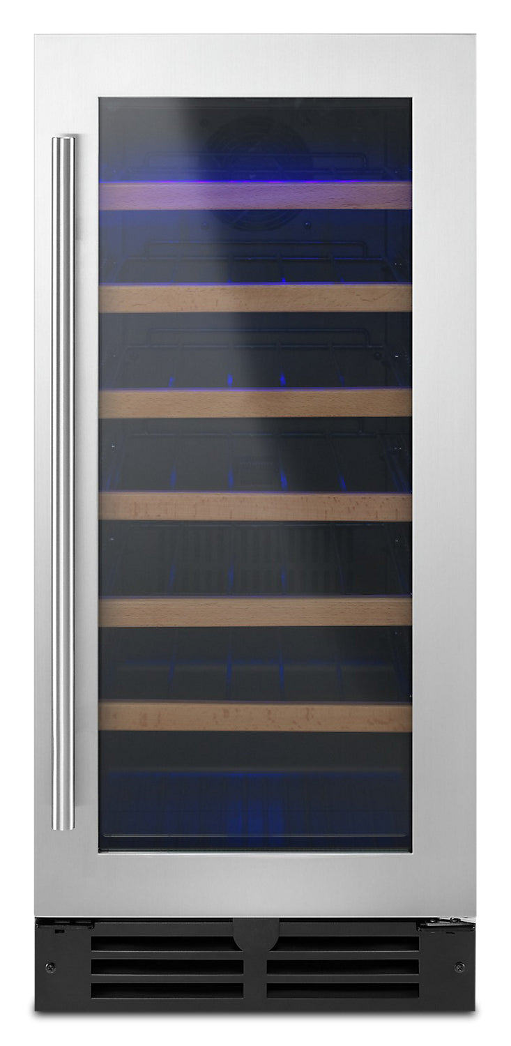 Whirlpool Under-Counter Wine Centre - WUW35X15DS - Refrigerator in Black-on-Stainless