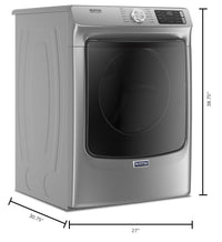 Maytag 7.3 Cu. Ft. Front-Load Electric Dryer with Extra Power and Steam - YMED6630HC|Sécheuse électrique Maytag à chargement frontal 7,3 pi3, fonction Extra Power et vapeur - YMED6630HC|YMED663C