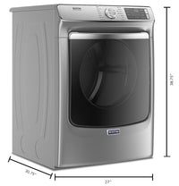 Maytag Front-Load 5.8 Cu. Ft. Smart Washer with Extra Power and 7.3 Cu. Ft. Gas Smart Dryer - Slate|Laveuse frontale 5,8 pi3 Extra Power et sécheuse gaz intelligente 7,3 pi³ Maytag - ardoise|MAFL86GC