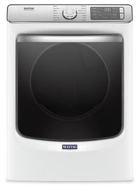 Maytag 7.3 Cu. Ft. Smart Front-Load Electric Dryer with Extra Power and Steam - YMED8630HW|Sécheuse électrique intelligente Maytag frontale 7,3 pi3, fonction Extra Power et vapeur - YMED8630HW|YMED863W