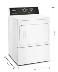 Maytag 4.0 Cu. Ft. Commercial-Grade Washer and 7.4 Cu. Ft. Commercial-Grade Dryer - White|Laveuse de 4,0 pi³ et sécheuse électrique de 7,4 pi³ Maytag BravosMC - blanches|MATL575L