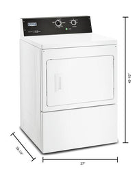 Maytag 7.4 Cu. Ft. Commercial-Grade Residential Gas Dryer – MGDP575GW - Dryer in White