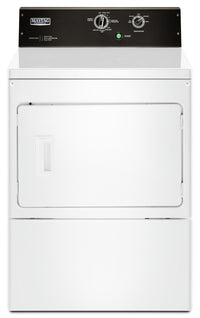 Maytag 4.0 Cu. Ft. Commercial-Grade Washer and 7.4 Cu. Ft. Commercial-Grade Dryer - White|Laveuse de 4,0 pi³ et sécheuse électrique de 7,4 pi³ Maytag BravosMC - blanches|MATL575L