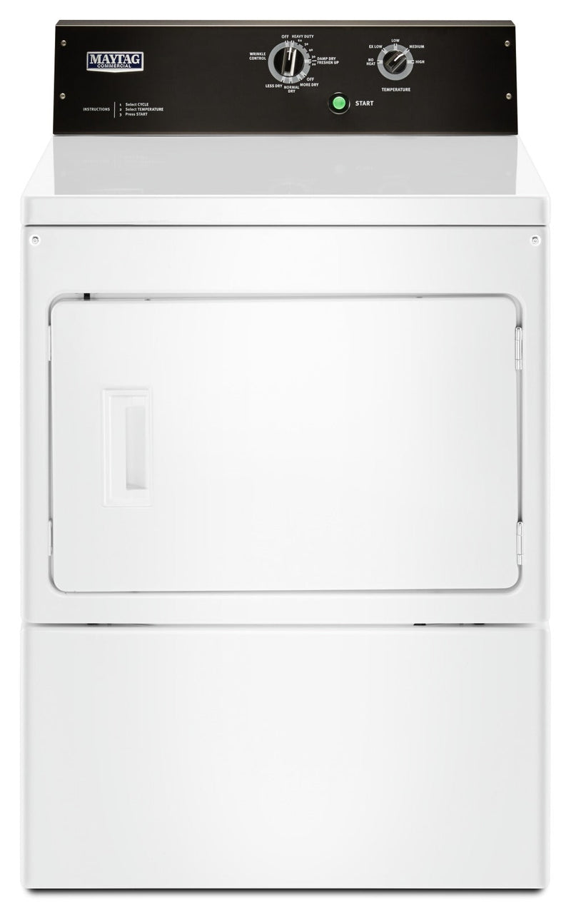 Maytag 7.4 Cu. Ft. Commercial-Grade Residential Electric Dryer - YMEDP575GW|Sécheuse de Maytag, résidentielle de qualité commerciale, 7,4 pi3 - YMEDP575GW|YMEDP575