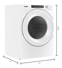 Whirlpool 7.4 Cu. Ft. Front-Load Gas Dryer with Intuitive Touch Controls – WGD5620HW