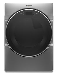 Whirlpool 5.8 Cu. Ft. Smart Front-Load Washer and 7.4 Cu. Ft. Gas Dryer with Steam - Chrome Shadow
