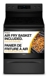 Whirlpool 5.3 Cu. Ft. Electric Range with 5-in-1 Air Fry Oven - YWFE550S0LB | Cuisinière électrique Whirlpool de 5,3 pi3 avec option de friture à air 5 en 1 - YWFE550S0LB | YWFE55LB