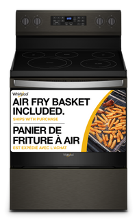 Whirlpool 5.3 Cu. Ft. Electric Range with 5-in-1 Air Fry Oven - YWFE550S0LV | Cuisinière électrique Whirlpool de 5,3 pi3 avec option de friture à air 5 en 1 - YWFE550S0LV | YWFE55LV