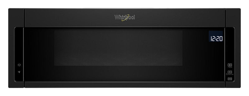 Whirlpool® 1.1 Cu. Ft. Low-Profile Microwave Hood Combination – YWML75011HB - Over-the-Range Microwave in Black