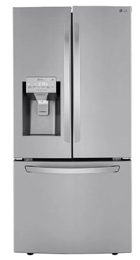 LG 25 Cu. Ft. French-Door Refrigerator with Exterior Ice and Water - LRFXS2503S|Réfrigérateur dLG de 25 pi³ave ec porte à deux battants et distributeur d’eau et de glaçons- LRFXS2503S|LRFXS25S