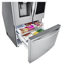 LG 30 Cu. Ft. 36" InstaView Door-in-Door® with Craft Ice Maker - LRFVS3006S - Refrigerator in Fingerprint-Resistant Stainless Steel