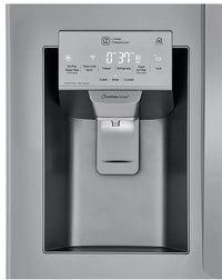 LG 25 Cu. Ft. French-Door Refrigerator with Exterior Ice and Water - LRFXS2503S - Refrigerator in Stainless Steel