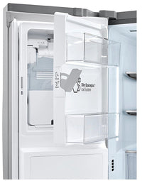 LG 25 Cu. Ft. French-Door Refrigerator with Exterior Ice and Water - LRFXS2503S - Refrigerator in Stainless Steel