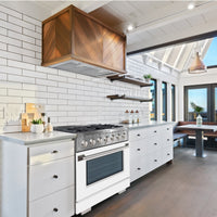 Ancona 5.2 Cu. Ft. Dual Fuel Convection Range - AN-2336SSWHT | Cuisinière hybride Ancona de 5,2 pi³ à convection - AN-2336SSWHT | D77G4QOV