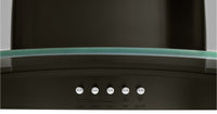 Whirlpool 36” Concave Glass Wall Mount Range Hood - WVW51UC6HV