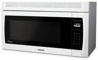 Panasonic® 2.0 Cu. Ft. Genius® Prestige® Plus Over-the-Range Microwave Oven - White - Over-the-Range Microwave in White