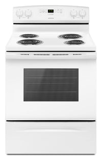 Amana 4.8 Cu. Ft. Electric Freestanding Range – YACR4303MFW - Electric Range in White