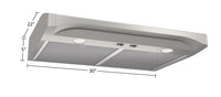 Broan 30" Alta Under-Cabinet Range Hood - ALT130SS | Hotte de cuisinière sous l'armoire Alta de Broan de 30 po - ALT130SS | ALT130SS
