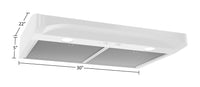 Broan 30" Alta Under-Cabinet Range Hood - ALT130WW | Hotte de cuisinière sous l'armoire Alta de Broan de 30 po – ALT130WW | ALT130WW