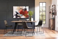 Amos 5-Piece Dining Package with Tess Chairs - Grey | Ensemble de salle à manger Amos 5 pièces avec chaises Tess – gris | AMOSGDP5