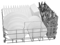 Bosch Ascenta 23.5" Built-In Undercounter Dishwasher - White - Dishwasher with Child Lock in White
