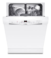 Bosch Ascenta 23.5" Built-In Undercounter Dishwasher - White - Dishwasher with Child Lock in White