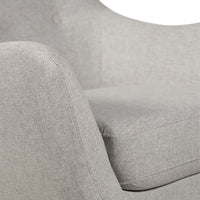 Calla Linen-Look Fabric Loveseat - Light Grey | Causeuse Calla en tissu d'apparence lin - gris pâle | CALLLGLV