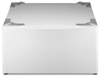 LG 15" H Laundry Pedestal w/Storage Drawer – White - Laundry Pedestal in White
