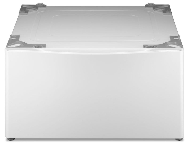 LG 15" H Laundry Pedestal w/Storage Drawer – White - Laundry Pedestal in White